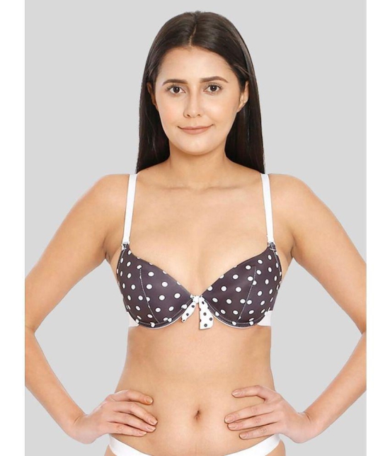 ILRASO - Multicolor Nylon Lightly Padded Women's Push Up Bra ( Pack of 1 ) - None