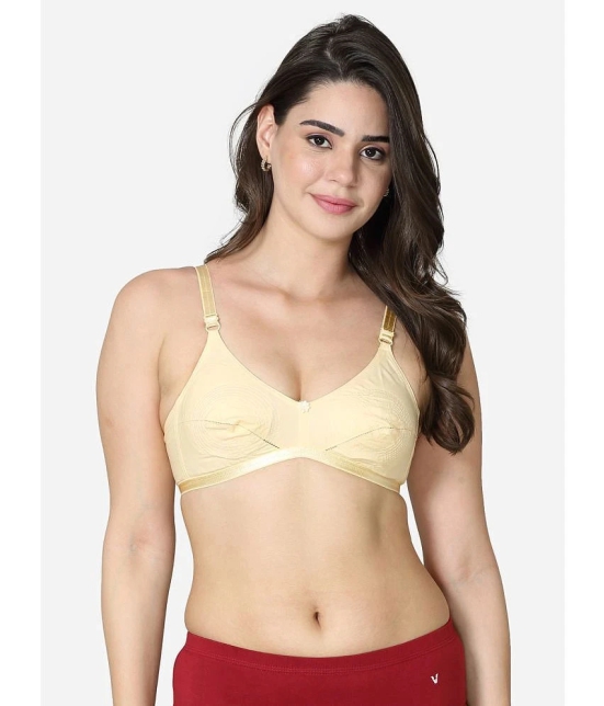 VStar - Nude Cotton Non Padded Womens Everyday Bra ( Pack of 1 ) - None