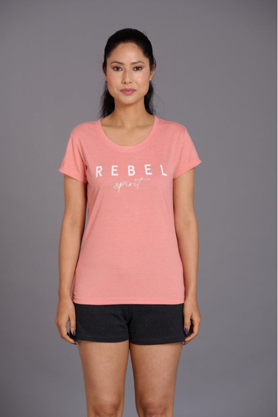 Rebel Spirit Printed Oversized T-Shirt for Women