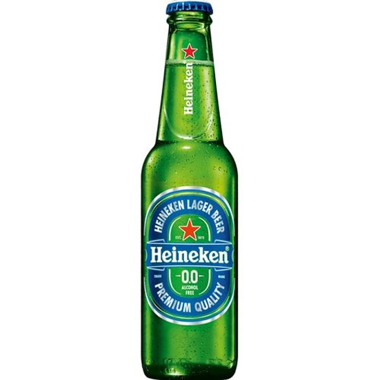 Heineken 0.0 Alcohol Free Lager Beer Can, 330 ml