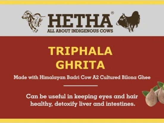 Triphala Ghrita (Size - 250 ml) by HETHA ORGANICS LLP