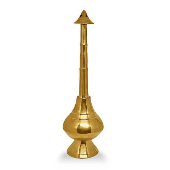 DOKCHAN Brass Gulab Pash Bottle for Gangajal, Gulab Dani Bottle for Pooja Decorative Showpiece