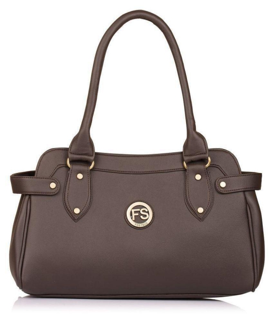 Fostelo - Brown  PU Shoulder Bag - Brown