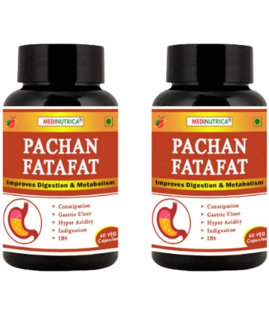 Medinutrica Pachan Fatafat Digestion Constipation Capsule 60 gm Pack Of 2