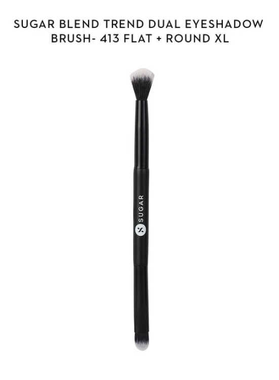 Blend Trend Dual Eyeshadow Brush - 413 Flat + Round Xl