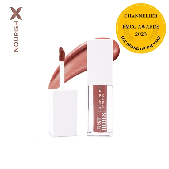 Serum-infused Lip Gloss with Mango Butter and Jojoba Oil 3 ml 04-Glimmering-Cocoa