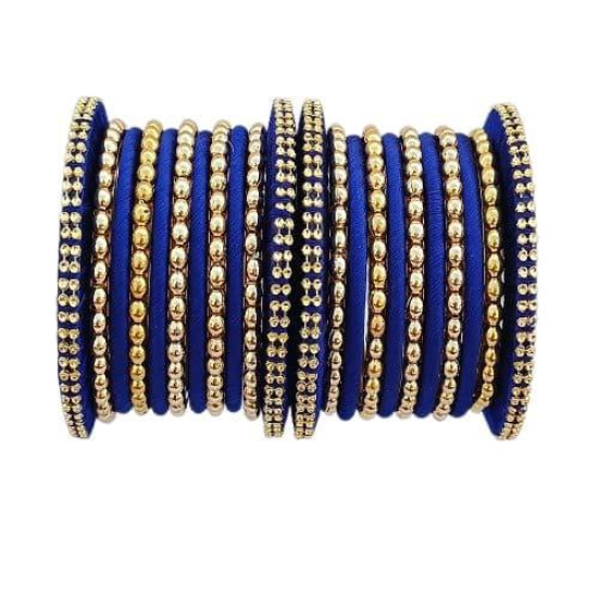 Stylish Alloy Women & Girl's Bagdi Thread Golden Moti Bangles | Golden Bangles | Alloy Bangles | Bagdi Thread Bangles | Fashion Bangles