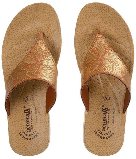 Aerowalk - Gold Women''s Slipper - None