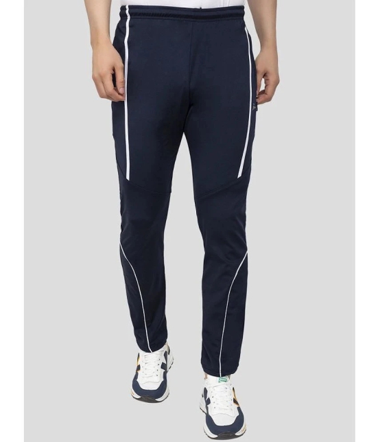 Zeffit - Navy Lycra Mens Trackpants ( Pack of 1 ) - None