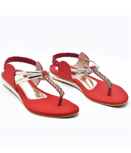 Dream Makers - Red Women''s Flats - None