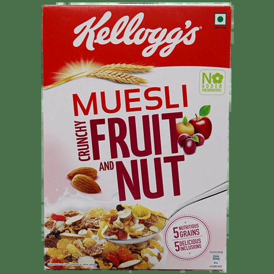 Kelloggs Muesli Fruit & Nut, 500 G Carton