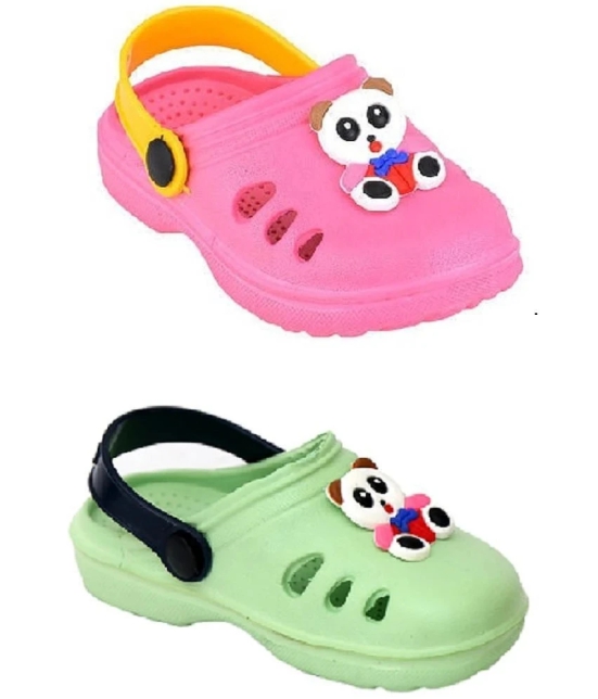 NEOBABY Casual Clog for Kids Boys and Girls(Pack of 2) - None