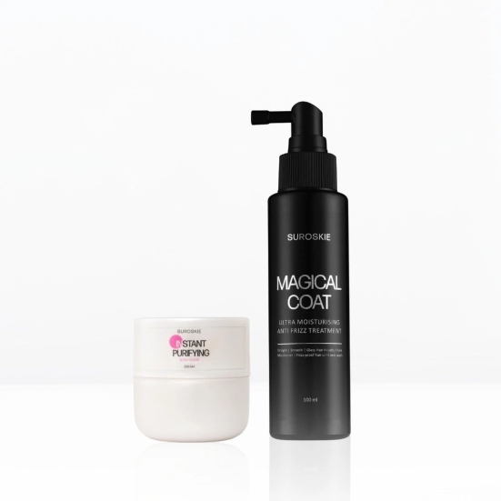 magical coat + scalp scrub