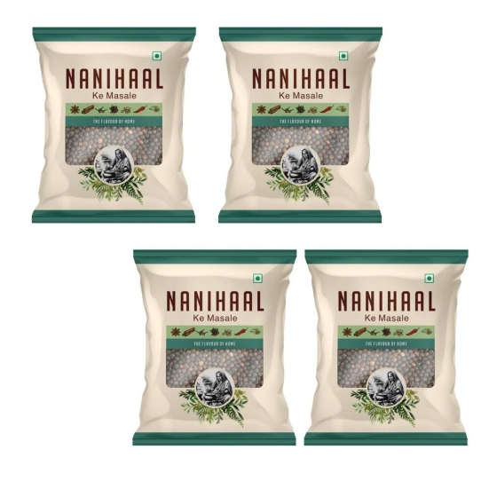 NANIHAAL Black Pepper (Kali Mirch) Whole| 100% Pure And Natural | Ideal For Cooking, Seasoning, And Health Benefits