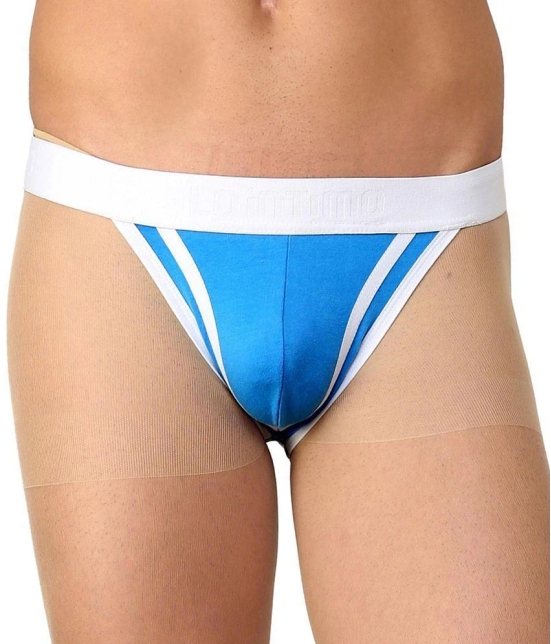 La Intimo - Multicolor Cotton Mens Thongs ( Pack of 1 ) - M