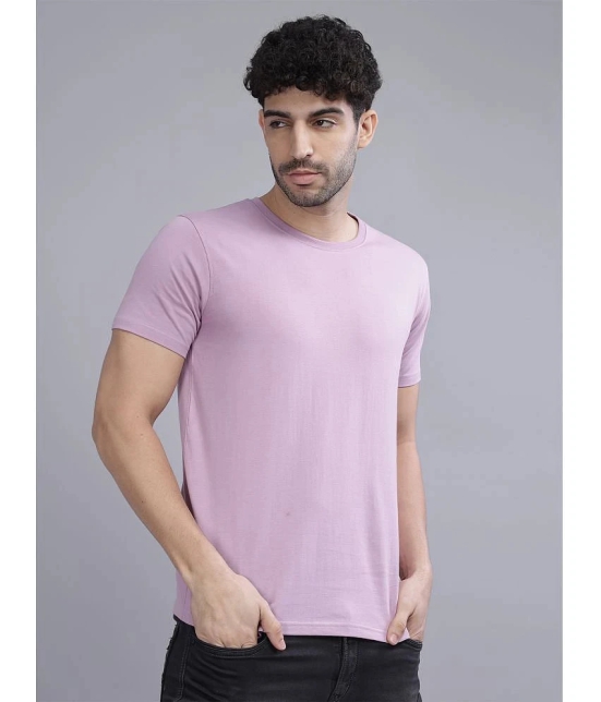 Paul Street - Mauve 100% Cotton Slim Fit Mens T-Shirt ( Pack of 1 ) - None