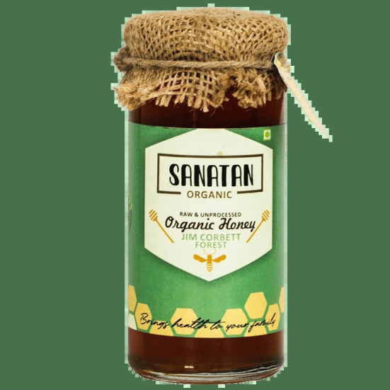 Sanatan Organic Multiflora Jim Corbett Honey- 275 gms