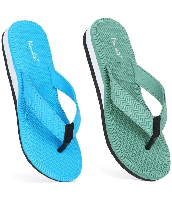 Phonolite Sea Green Womens Flip Flop - None