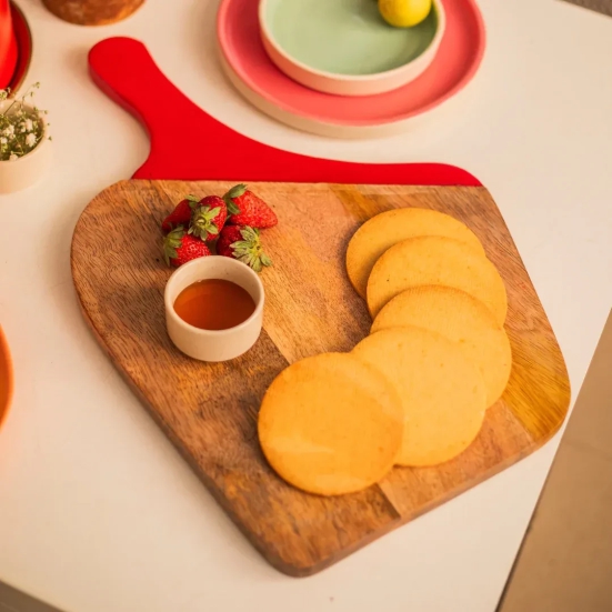 Wood Enamel Chopping & Cheese Board