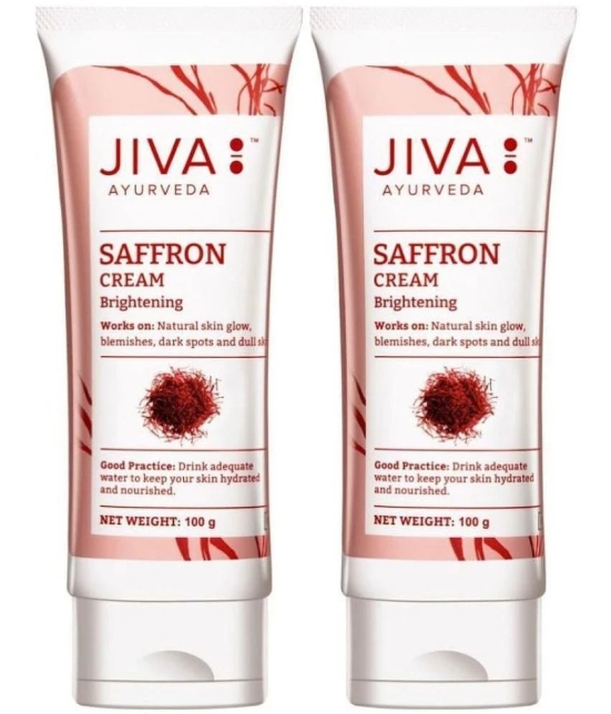 Jiva Saffron Day Cream for Combination Skin 100gm each (Pack of 2)