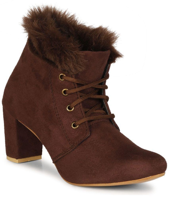 Commander - Brown Women''s Ankle Length Boots - None