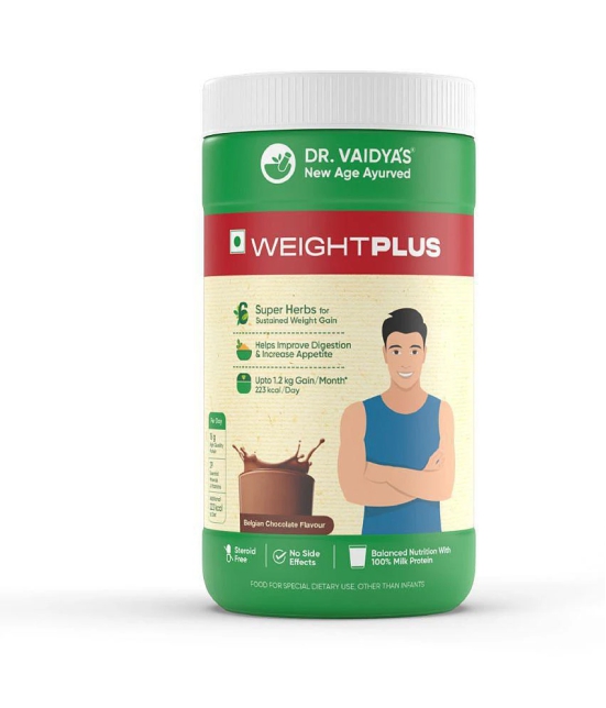 Dr Vaidya's Weight Plus with 6 Superherbs for Healthy Weight Gain, 500g