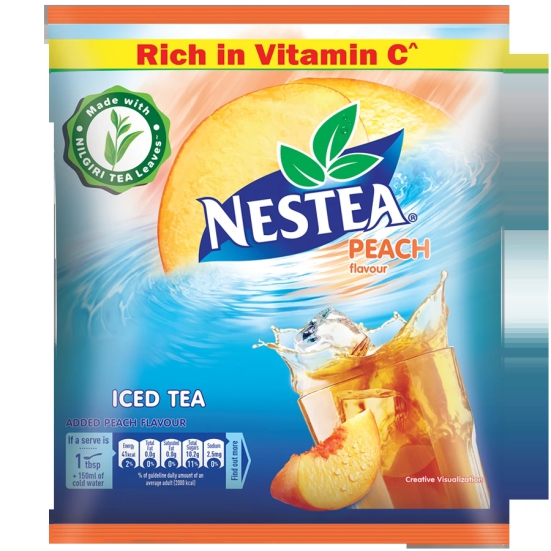 Nestea Instant Iced Tea - Peach Flavour, 400 G Pouch