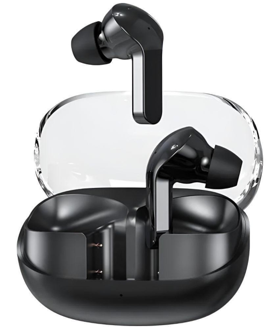 VEhop G2 Transparent Bluetooth True Wireless (TWS) In Ear 24 Hours Playback Powerfull bass,Fast charging IPX4(Splash & Sweat Proof) Black