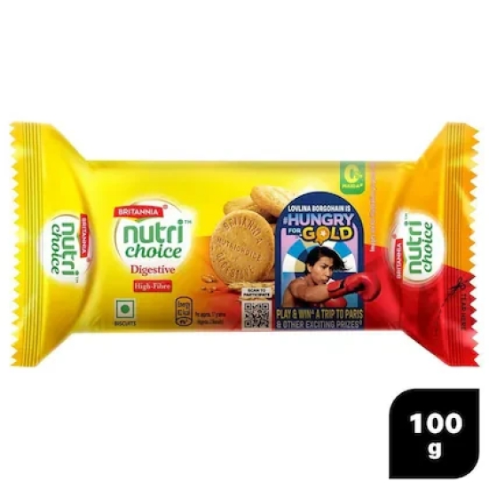 Britannia NutriChoice Hi-Fibre Digestive Biscuits 100 g