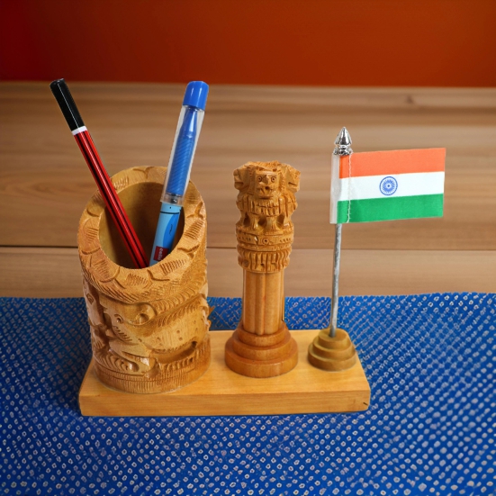 Pen Stand + Ashoka Piller + Flag (5)