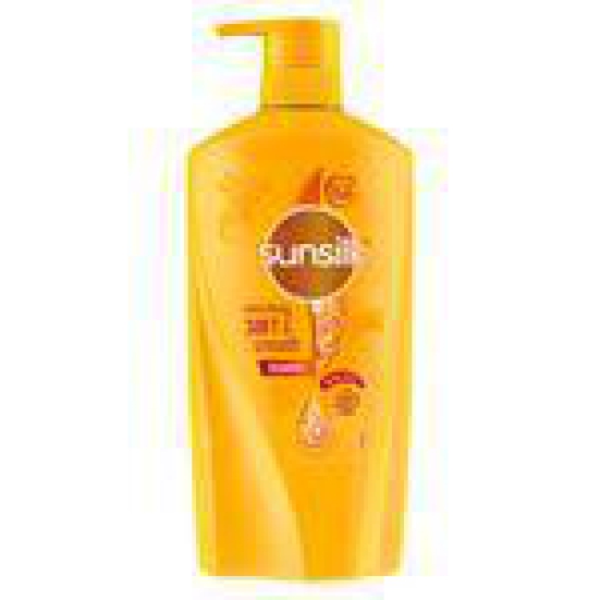 Sunsilk Nourishing Soft & Smooth Shampoo - With Egg Protein, Almond Oil & Vitamin C, For 2X Smoother & Softer Hair, 650 Ml