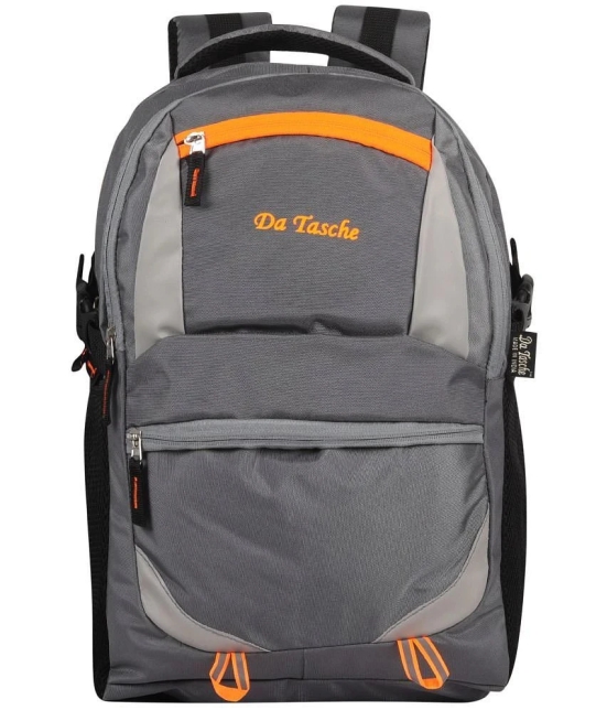 Da Tasche Light Grey Polyester Backpack For Kids