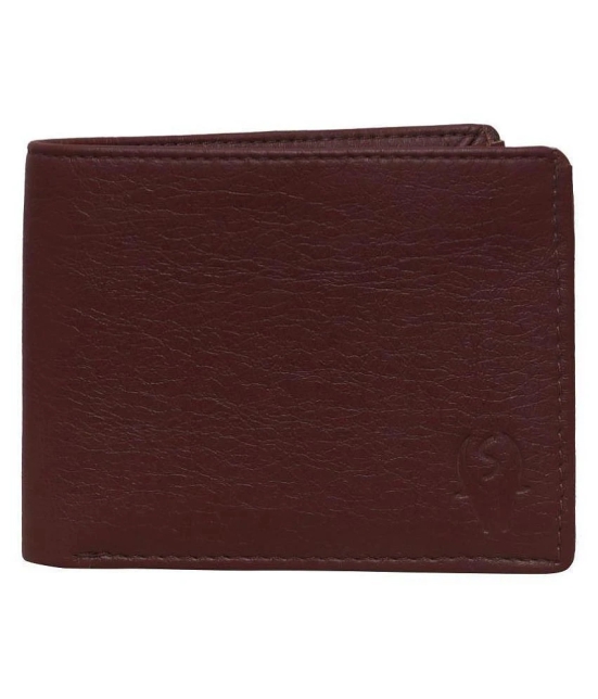 samtroh PU Brown Formal Regular Wallet - Brown