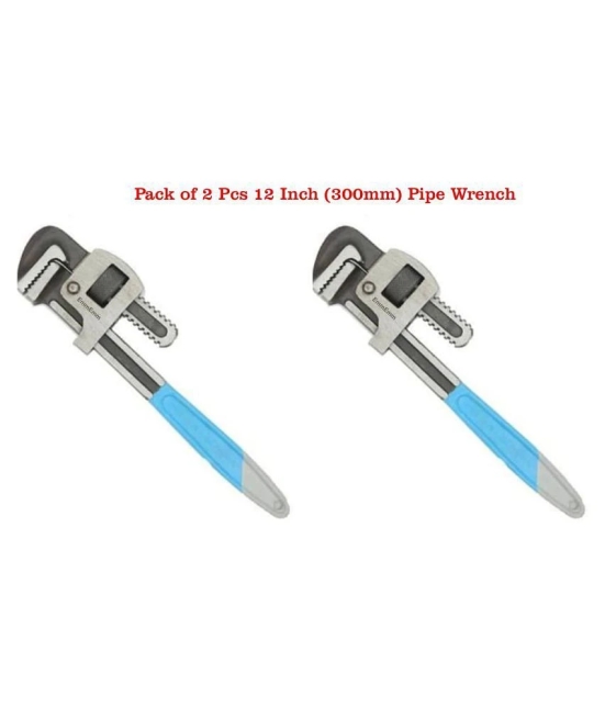 EmmEmm pack of 2 Pcs 12 Drop Forged Pipe wrench