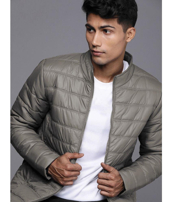 ADORATE Polyester Men''s Casual Jacket - Grey ( Pack of 1 ) - None