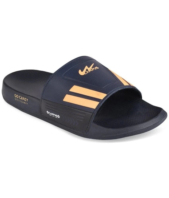 Campus - Blue Mens Slide Flip Flop - None