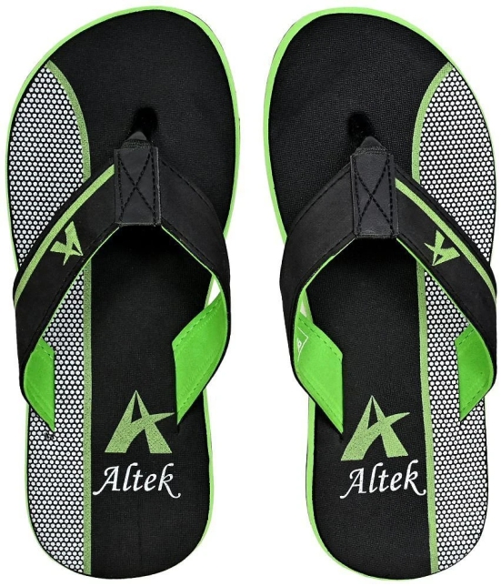 Altek - Green Mens Thong Flip Flop - None