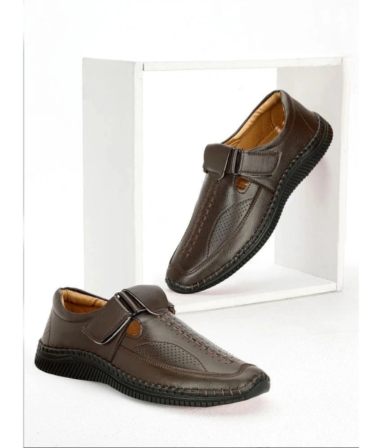 Buxton - Brown Mens Sandals - None