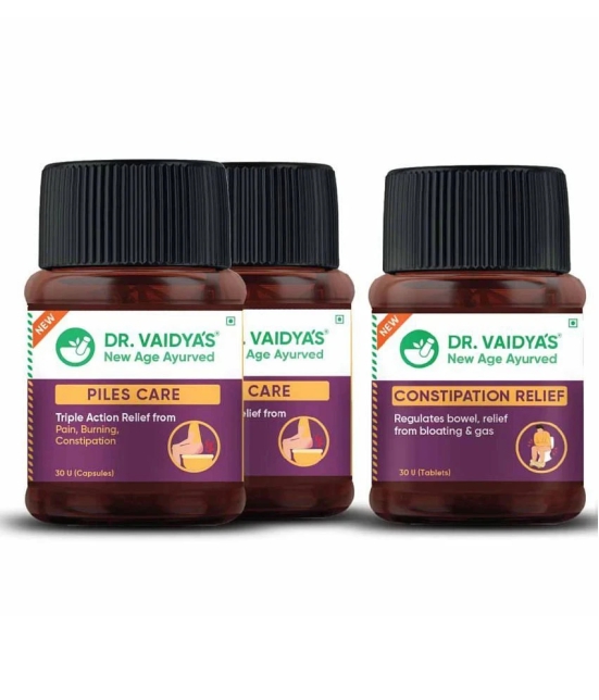 Dr. Vaidyas Piles Relief Pack (Piles Care and Constipation Relief)