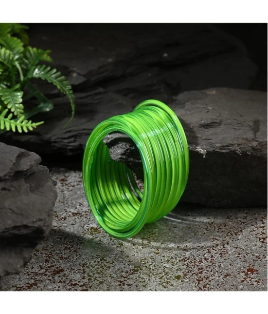 Somil Green Bangle Set ( Pack of 12 ) - None