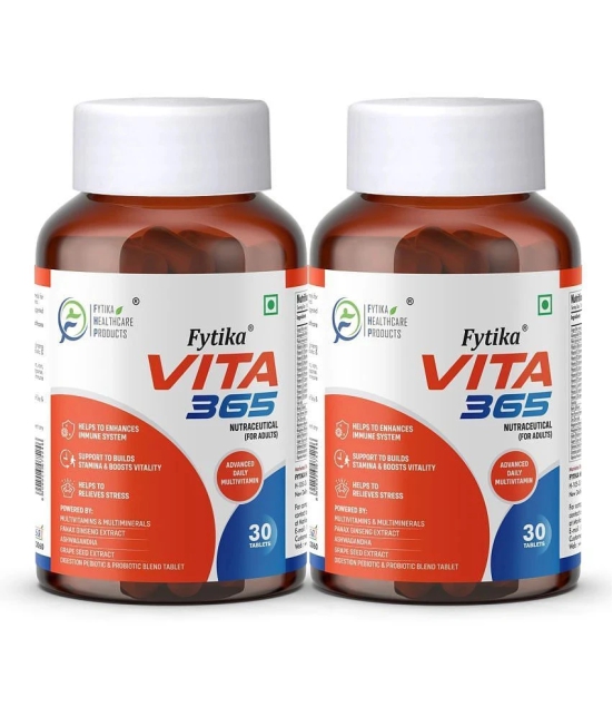 Fytika Vita 365, 3 in 1 Multivitamin- 2x30 Tabs (Pack of 2)