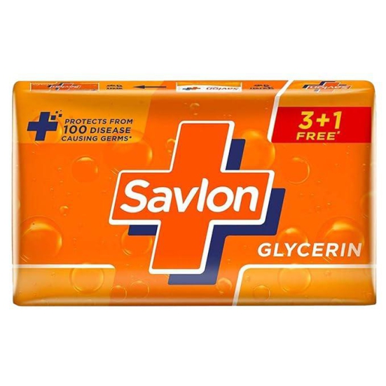 Savlon Bathing Body Soap (3 Plus 1 Pack) 500 Gms