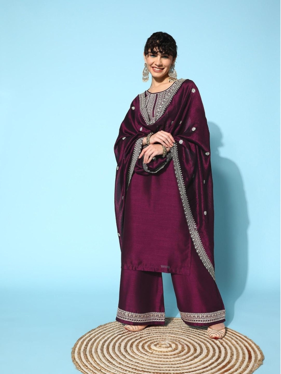 Womens & Girls Womens Festive Ethnic Kurta Palazzo Set-L