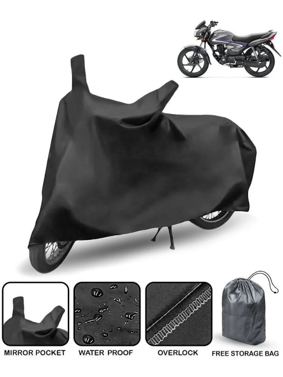 CARNEST Bike Body Cover for Honda CB 125 Shine SP ( Pack of 1 ) , Black - Black