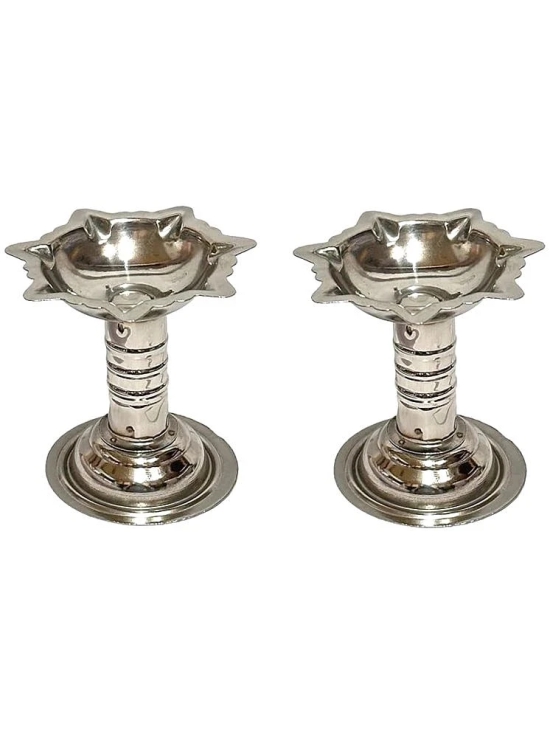 Dynore Steel Diwali Diya - Pack of 2