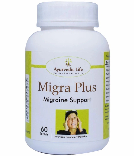 Ayurvedic Life MIGRA PLUS Tablet 60 no.s Pack Of 1