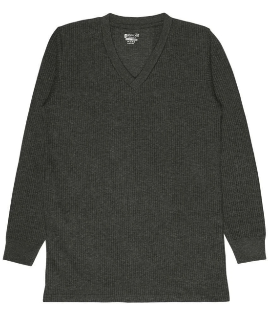 Bodycare Woollen Mens Thermal Tops ( Charcoal ) - None