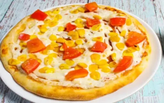 Tomato And Corn Pizza