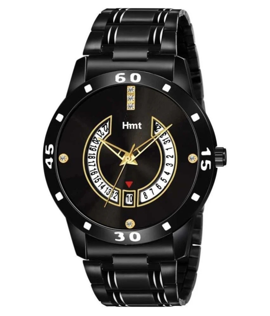 HAMT HT-GR928-BLK-BLKCH Metal Analog Mens Watch