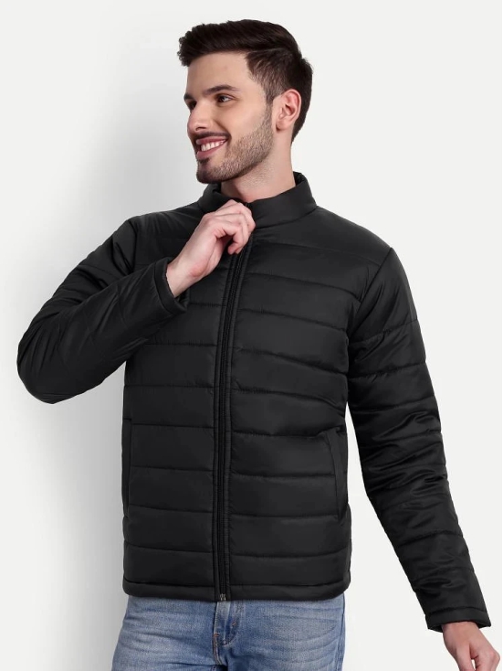 Zeffit Polyester Mens Puffer Jacket - Black ( Pack of 1 ) - None